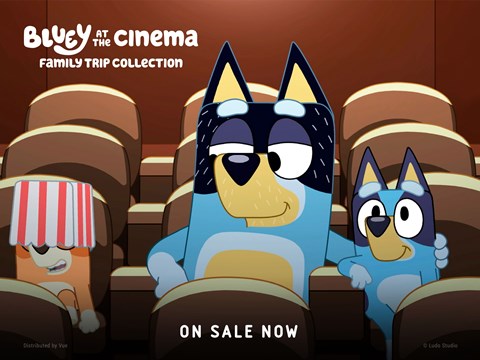 Bluey at the cinema landscape