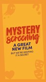 Mystery Screening poster yellow