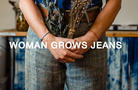 Woman Grows Jeans poster