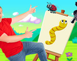 finger-painting fun