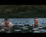 Mat and Pancho swimming training
