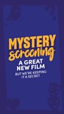 Mystery Screening poster blue