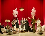 The Motive and the Cue at the National Theatreby Jack ThorneA coproduction with Neal Street ProductionsCastAaron Anthony, Tom Babbage, Allan Corduner, Janie Dee, Elena Delia, Ryan Ellsworth, Johnny Flynn, Mark Gatiss, Phoebe Horn, Aysha Kala, Tuppe