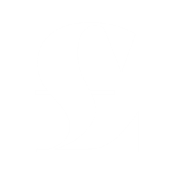 Pound sign white icon